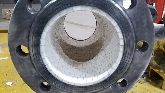 Silicon Carbide Sic Ceramic Composite Pipe for Extreme Wear